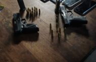 Suspects appear in court for the illegal possession of firearms