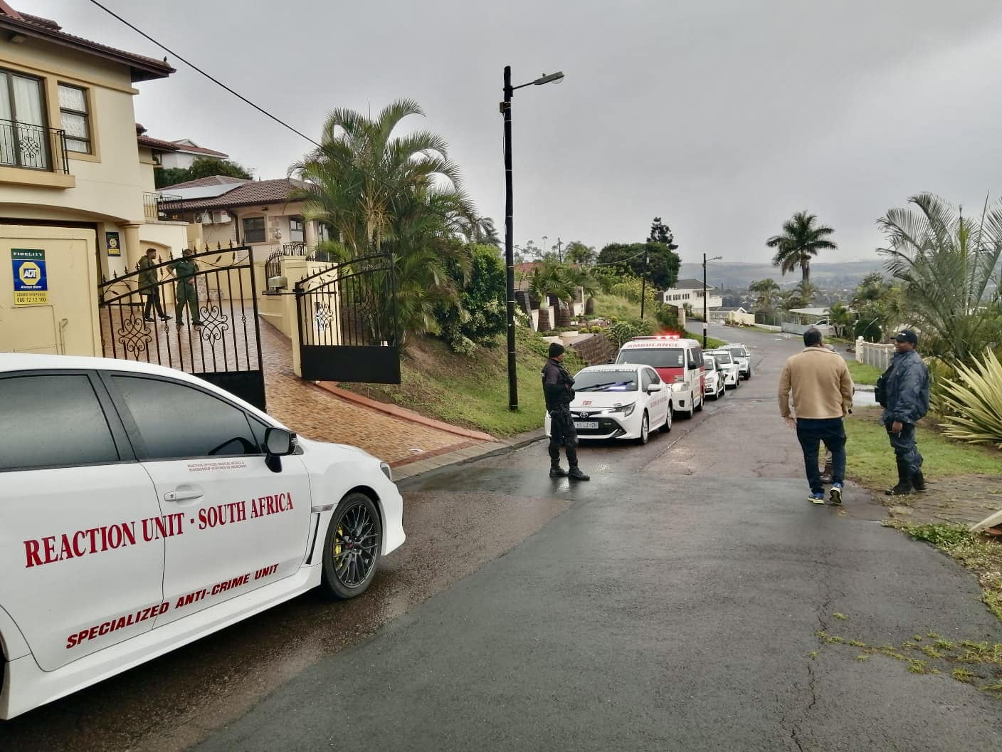 Five suspects are being sought for a home invasion in Brindhaven