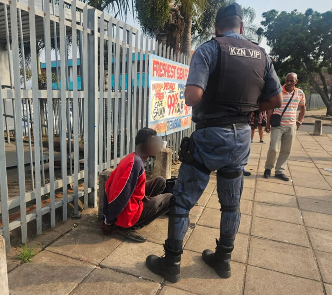Theft suspect apprehended this morning by members of KZNVIP in Phoenix