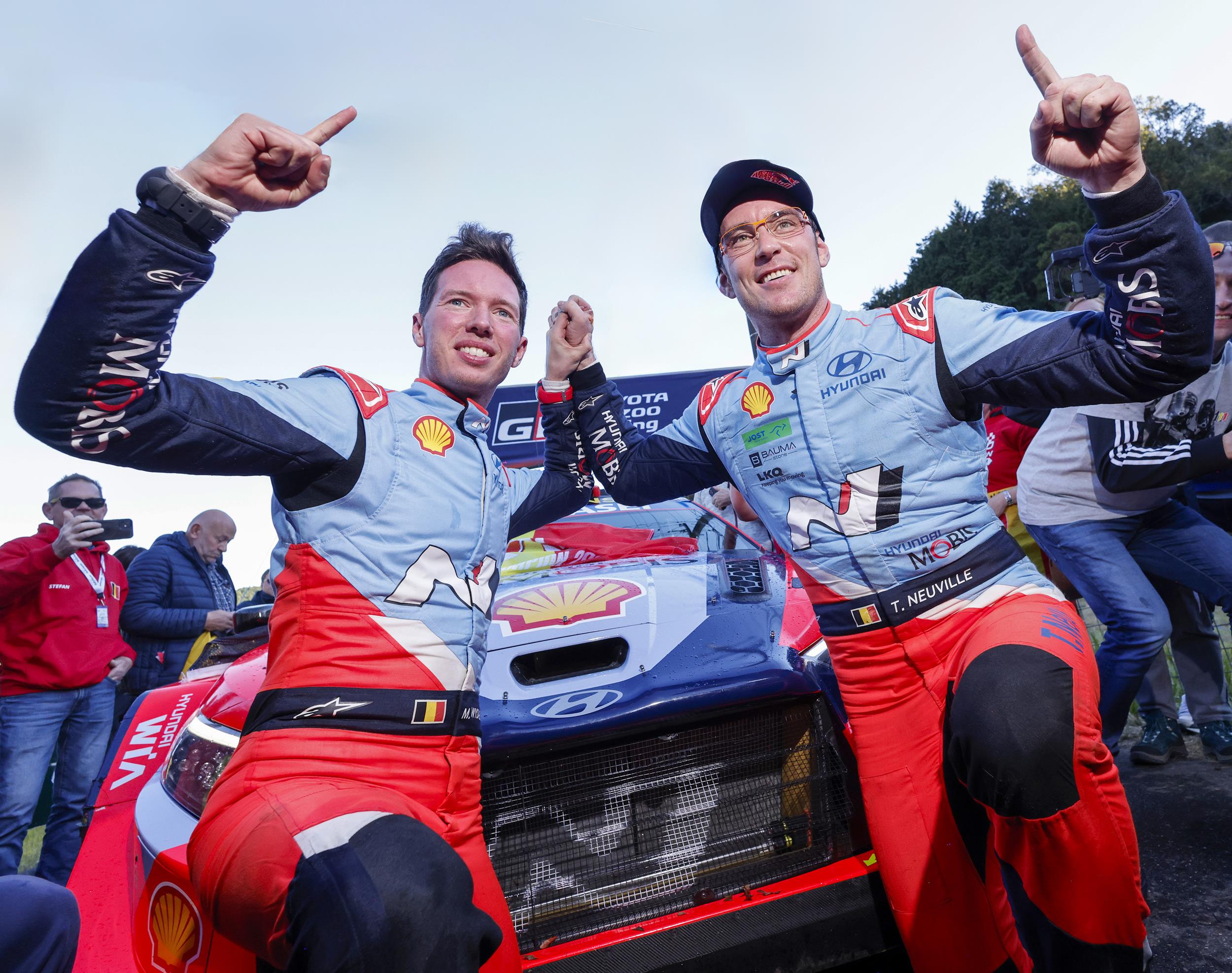 Hyundai wins its first World Rally Championship for drivers and co-drivers