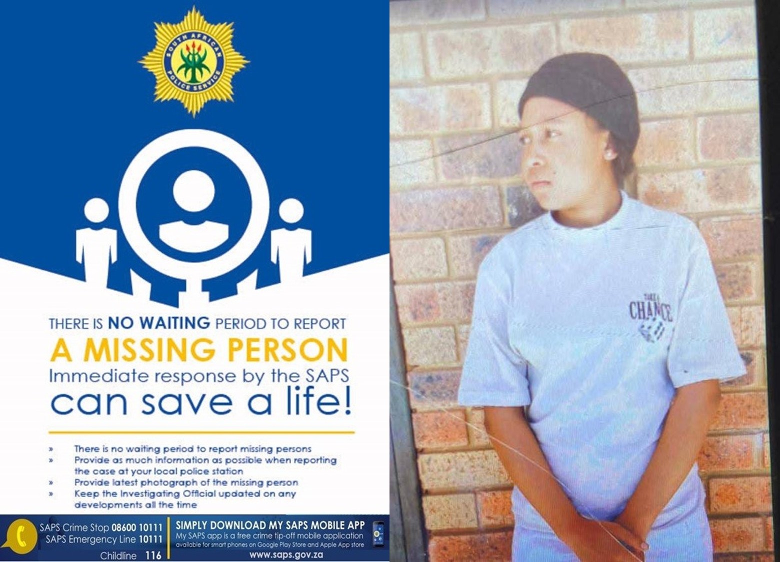 Help reunite missing 18-year-old Unathi Phantsi with family
