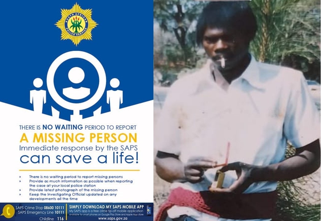Police in collaboration with the community in search for missing Mabanti Nimrod Mandlasi