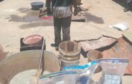 Joint illicit mining team arrests suspects in possession of gold-bearing material in G-Hostel