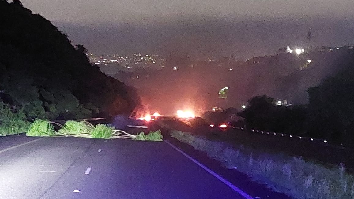 Protests on the M19 near Dunkeld
