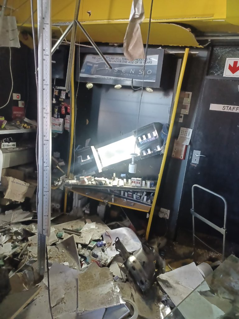 One civilian killed in an ATM Bombing at Sasol Garage in Honeydew