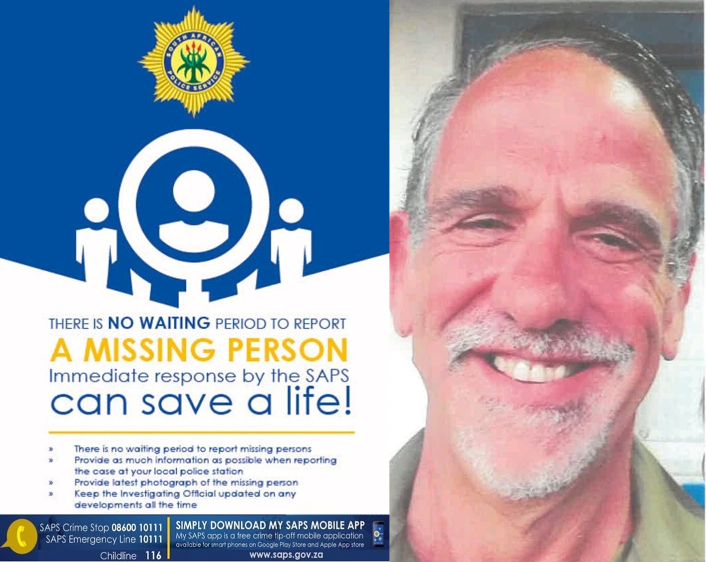 George police seek assistance in search for missing 59-year-old man