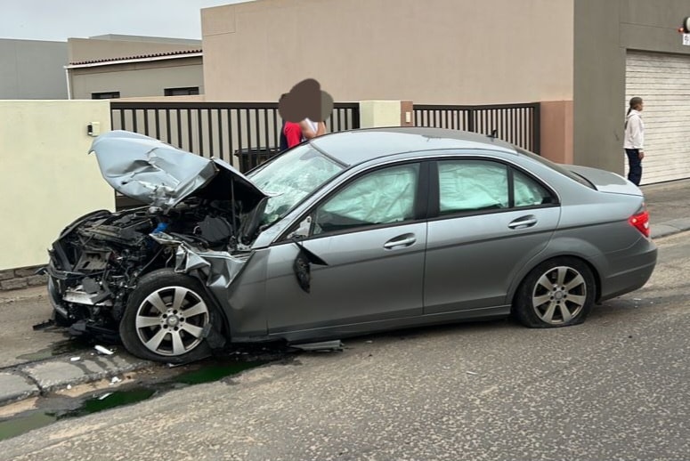 Two-vehicle collision reported in Walvis Bay, Namibia