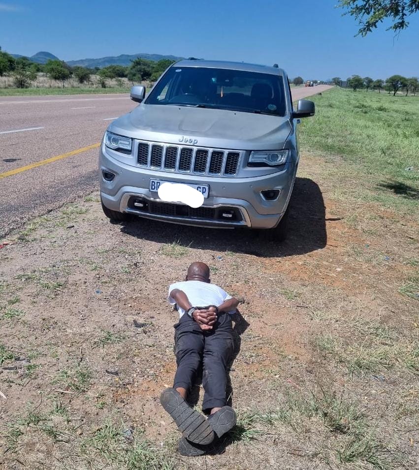 Provincial Anti-Smuggling Team apprehends a 55-year-old male for possession of suspected stolen motor vehicle worth R500 000