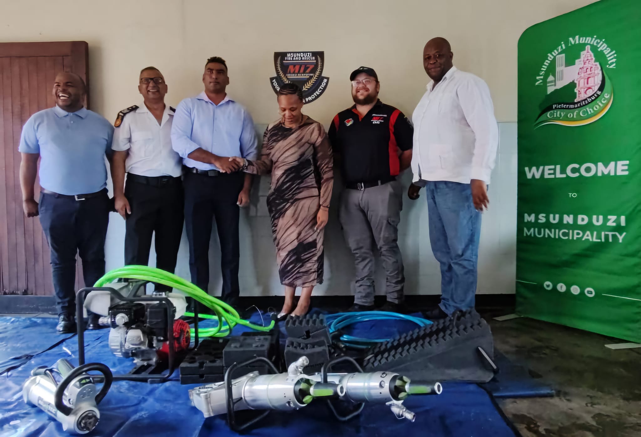 Mi7 National Group Donates R650,000 Worth of Life-Saving Equipment to Msunduzi Fire Department
