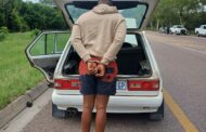 Police arrested a male suspect with an R5 rifle and a magazine during a stop-and-search operation in Hazyview