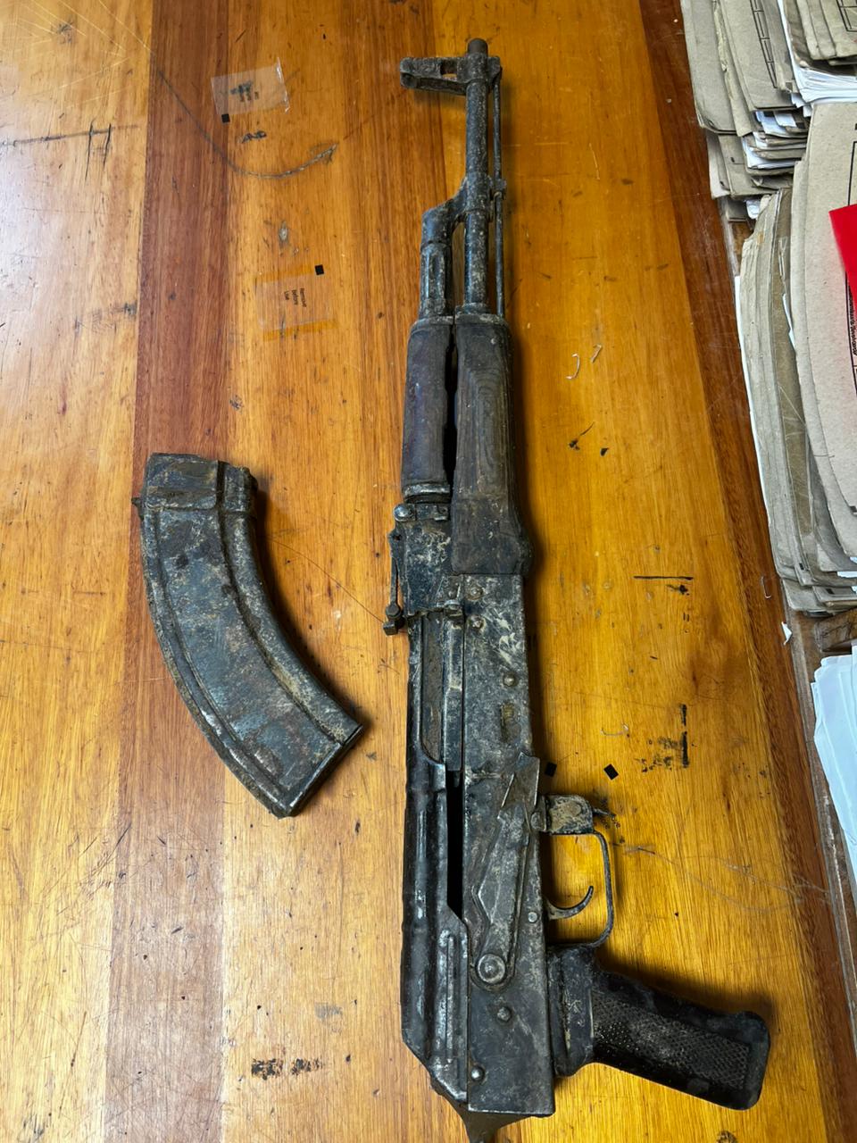 AK 47 rifle recovered as two suspects arrested for murder of Qumbu shop owner