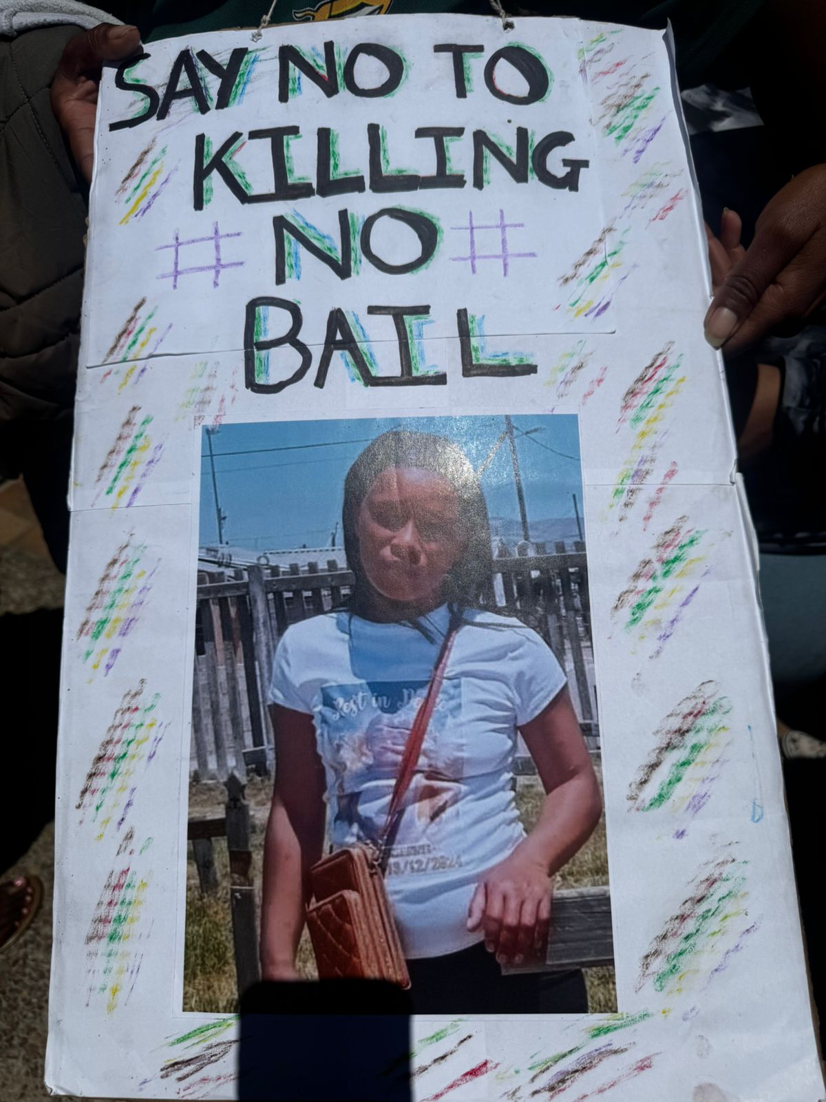 Ms Sindisiwe Chikunga attending the murder case of 25-year-old Shana Balie who was killed on Christmas Day