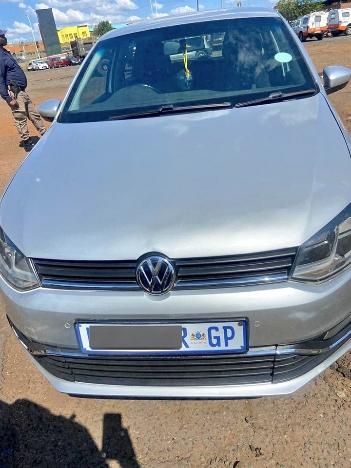 Vehicle impounded for numberplate investigation at Queen & Langerman Street in Joburg