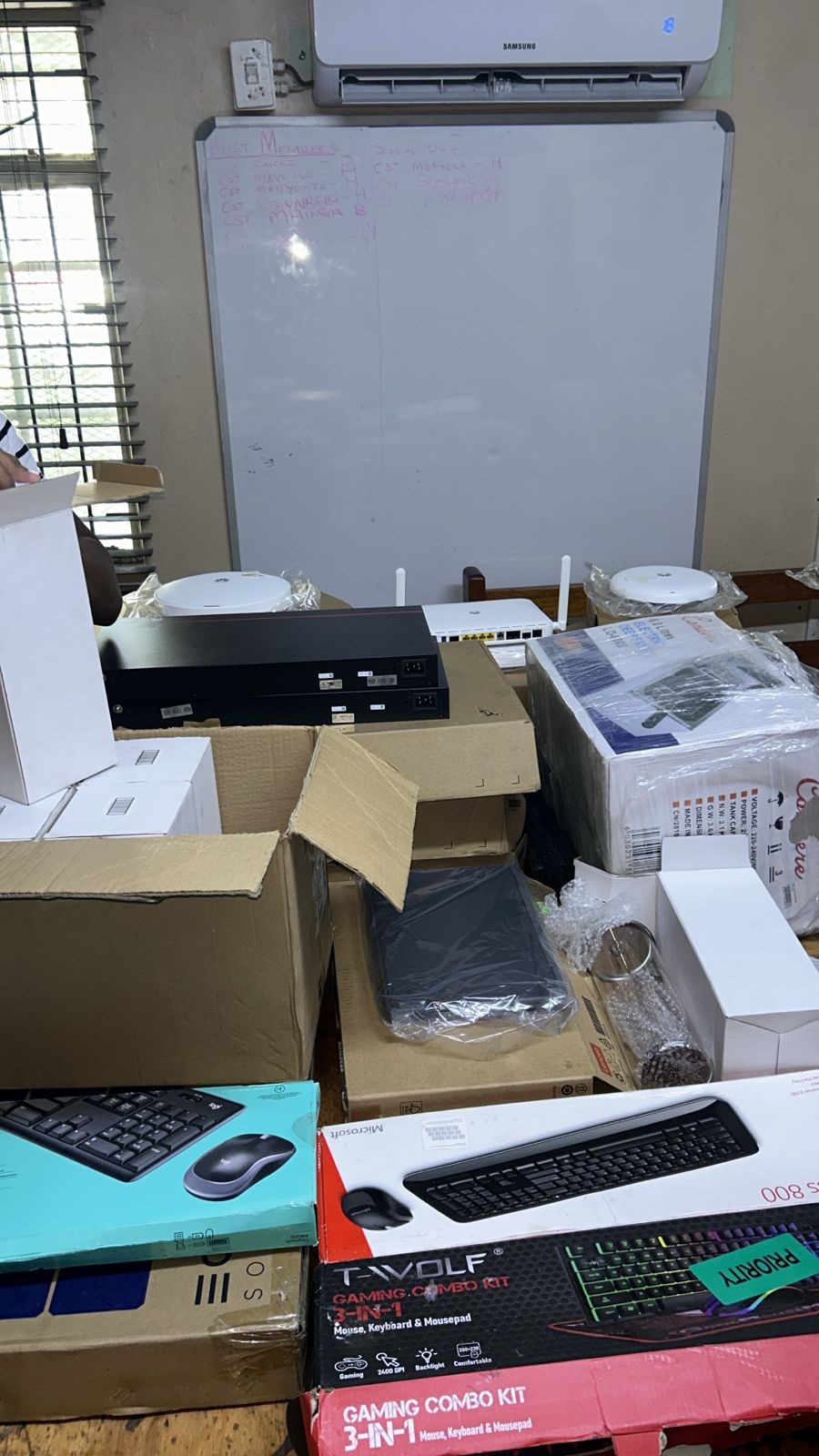 Police arrest suspect for the possession of presumed stolen property