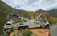 Vehicle recovered that went approximately 200m down Franschhoek pass