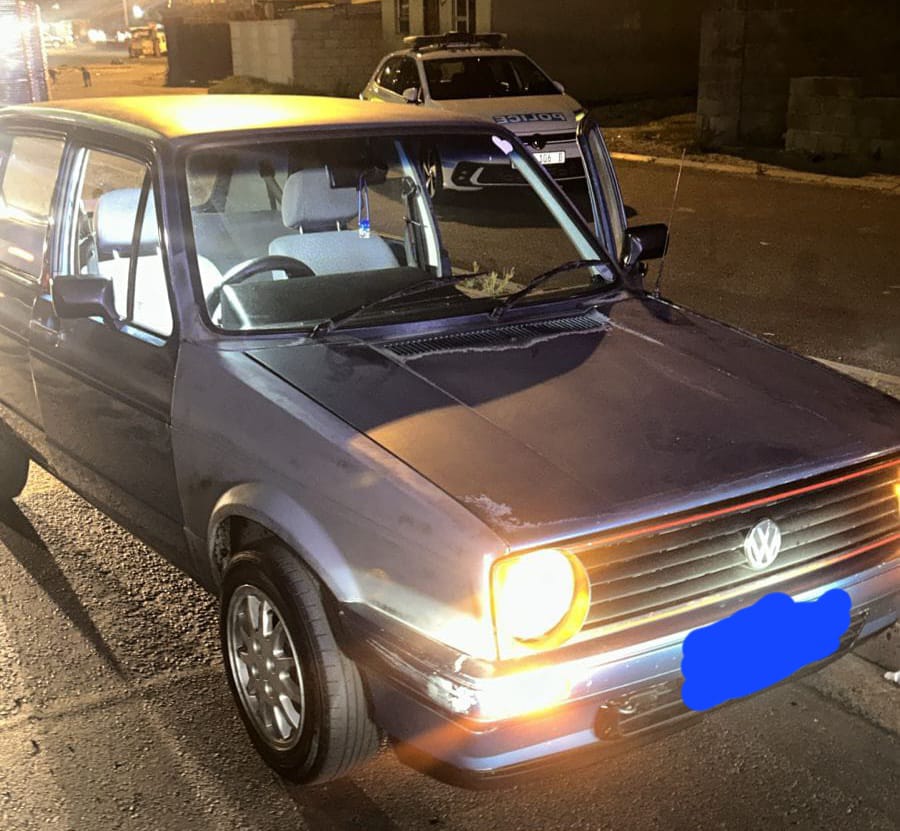 Suspects face charges for the illegal possession of firearms and a hijacked vehicle