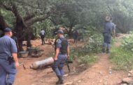 Police disrupt and dismantle illegal mining activities during high-density operation