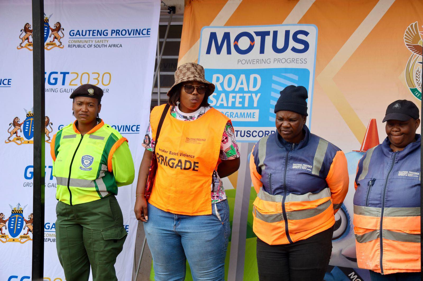 Road safety awareness at Mohlakeng Primary School