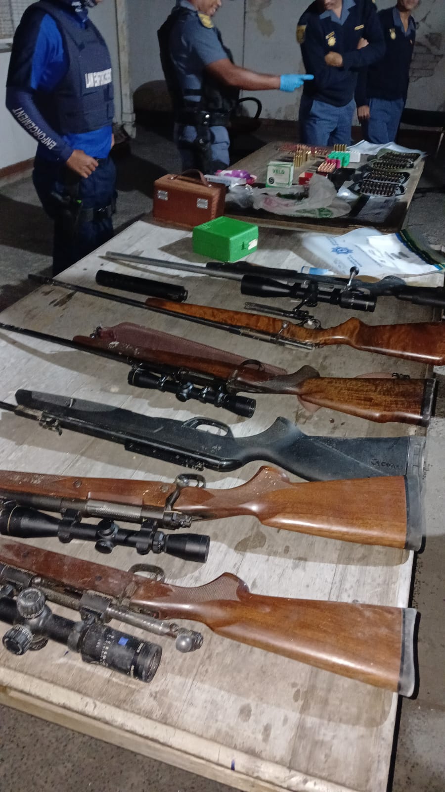 Kleinvlei Police recover firearms and ammunition