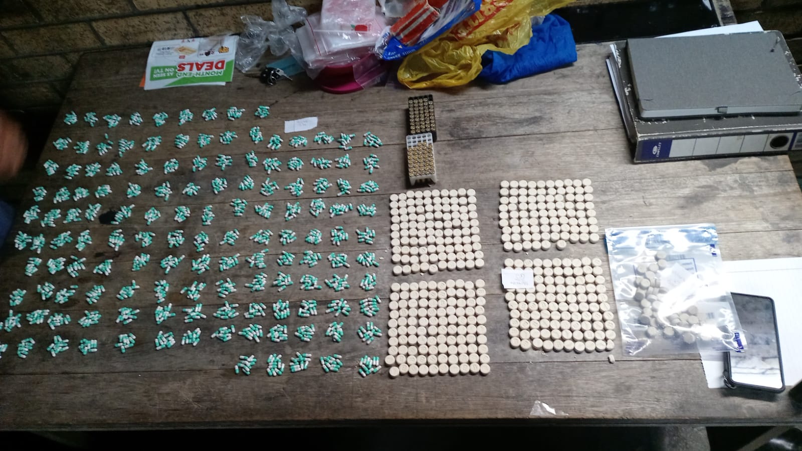 Four suspects face charges for the possession of drugs