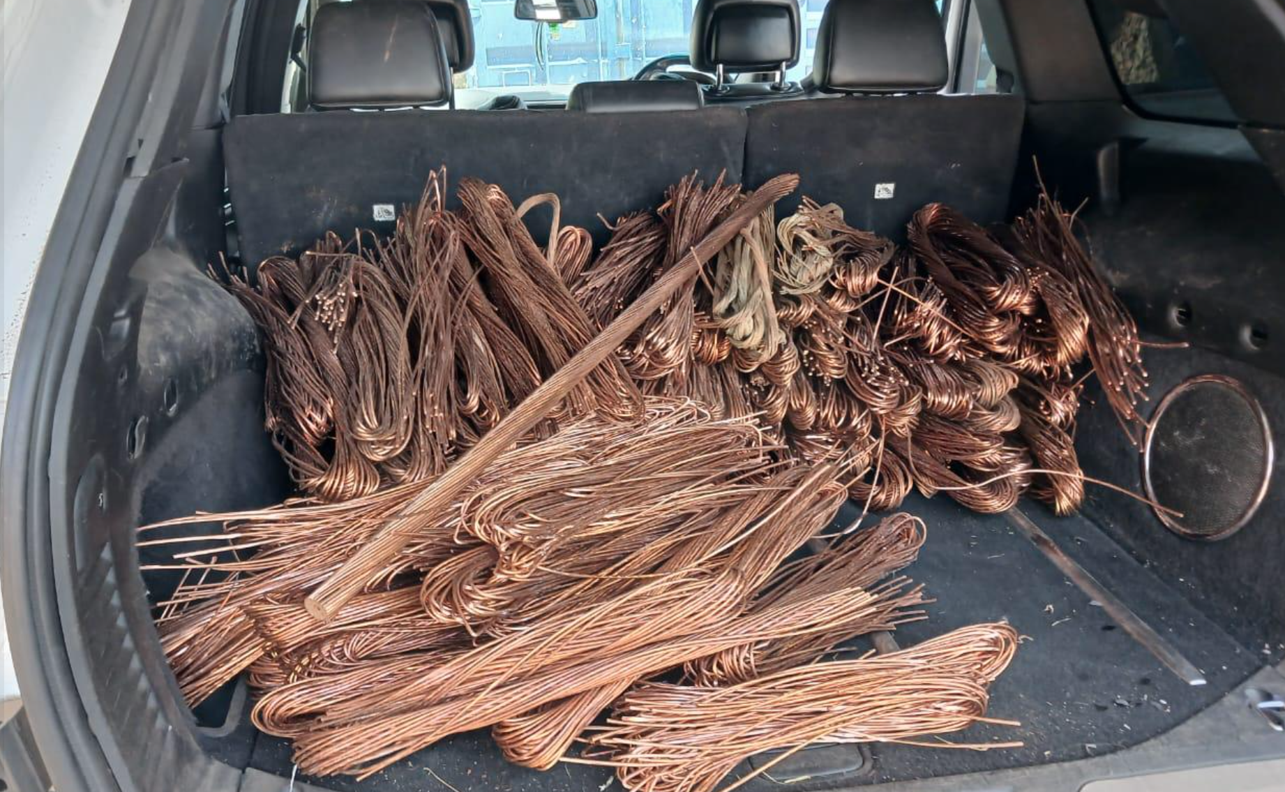 Intelligence-driven operation yields positive results copper cables confiscated