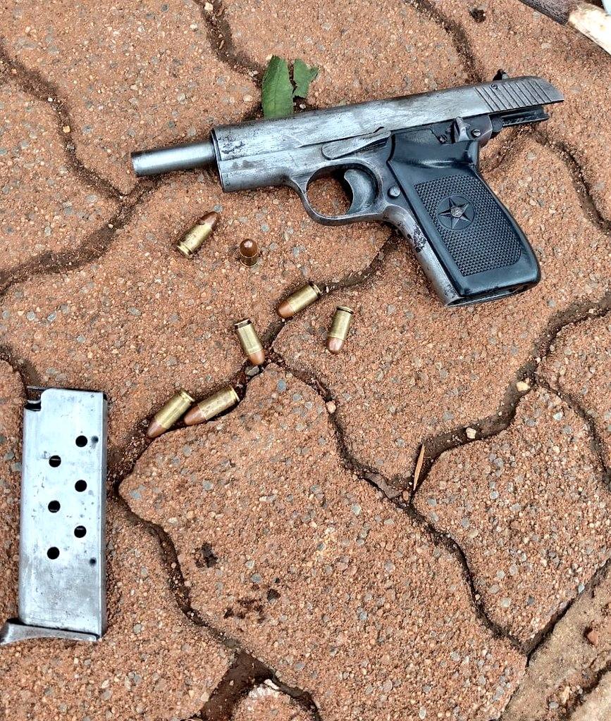 Suspect arrested for the possession of an unlicensed firearm and ammunition