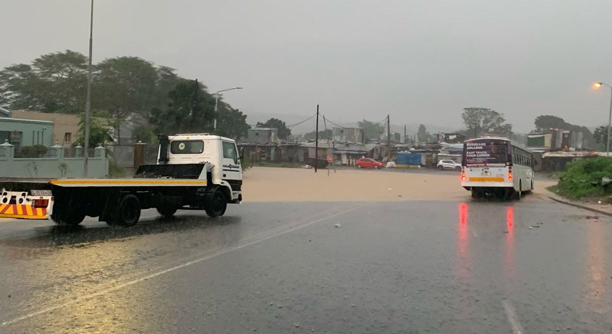 Flood risks for drivers in Ekurhuleni