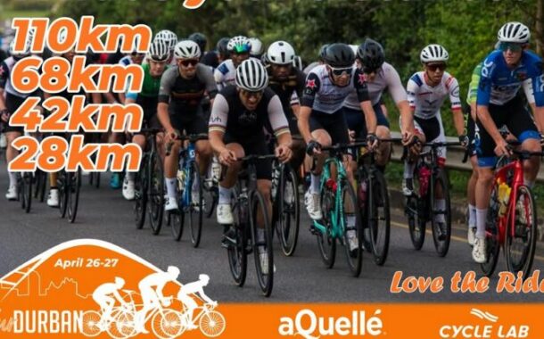 Road closures during Tour D'urban cycle race on Sunday 27 April 2025