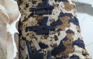 Five firearms recovered and two suspects arrested
