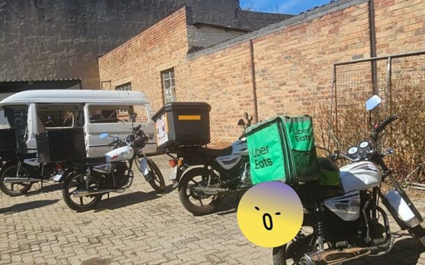 Five food delivery motorbikes impounded in the Tshwane CBD for being unroadworthy