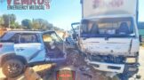Truck collision on Garsfontein road in Constantiapark