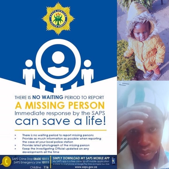 Thohoyandou police seek immediate assistance to locate a missing 34-year-old woman with her two-year-old daughter
