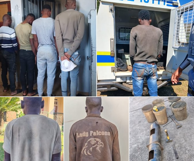 Seven undocumented persons arrested with gold-bearing material during Operation Vala Umgodi