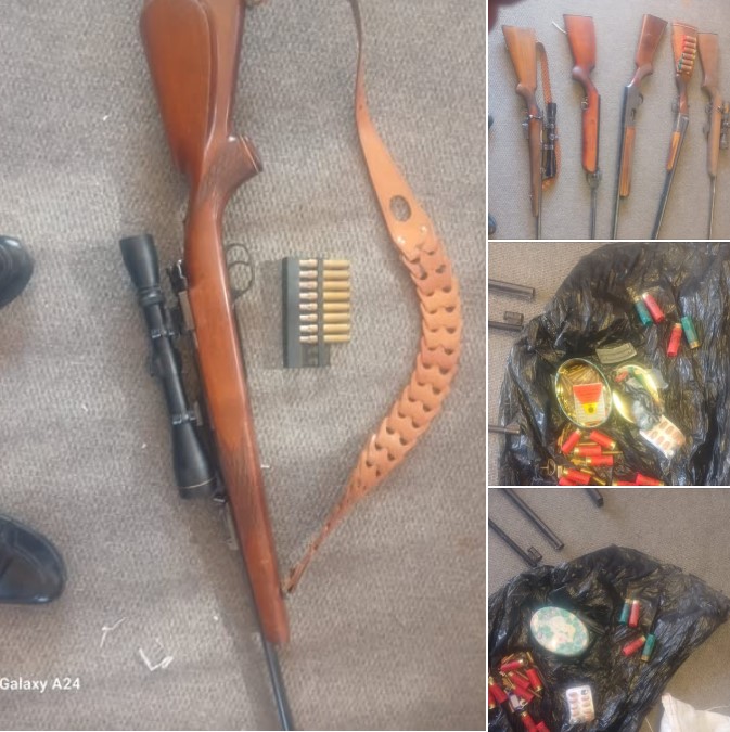 An intelligence driven operation leads to the arrest of suspects for house breaking and possession of unlicensed firearm and ammunition