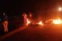 Community protest action along the R63 in Bhisho