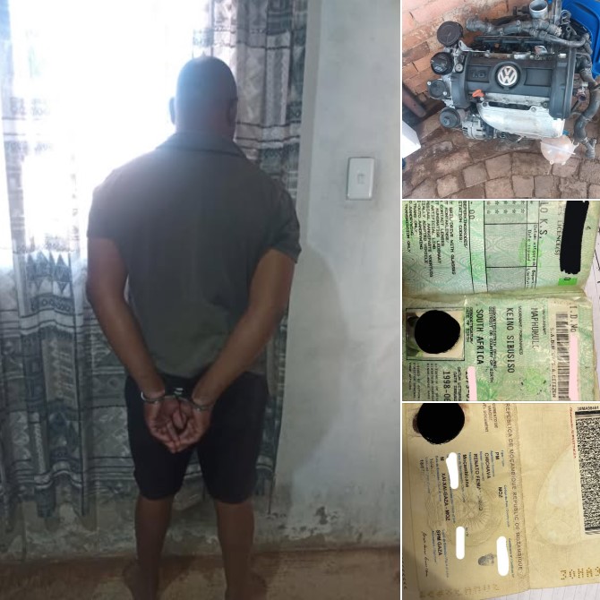 Suspect arrested with suspected stolen property and in the possession of fraudulent documentation in the Kwa-Thema area