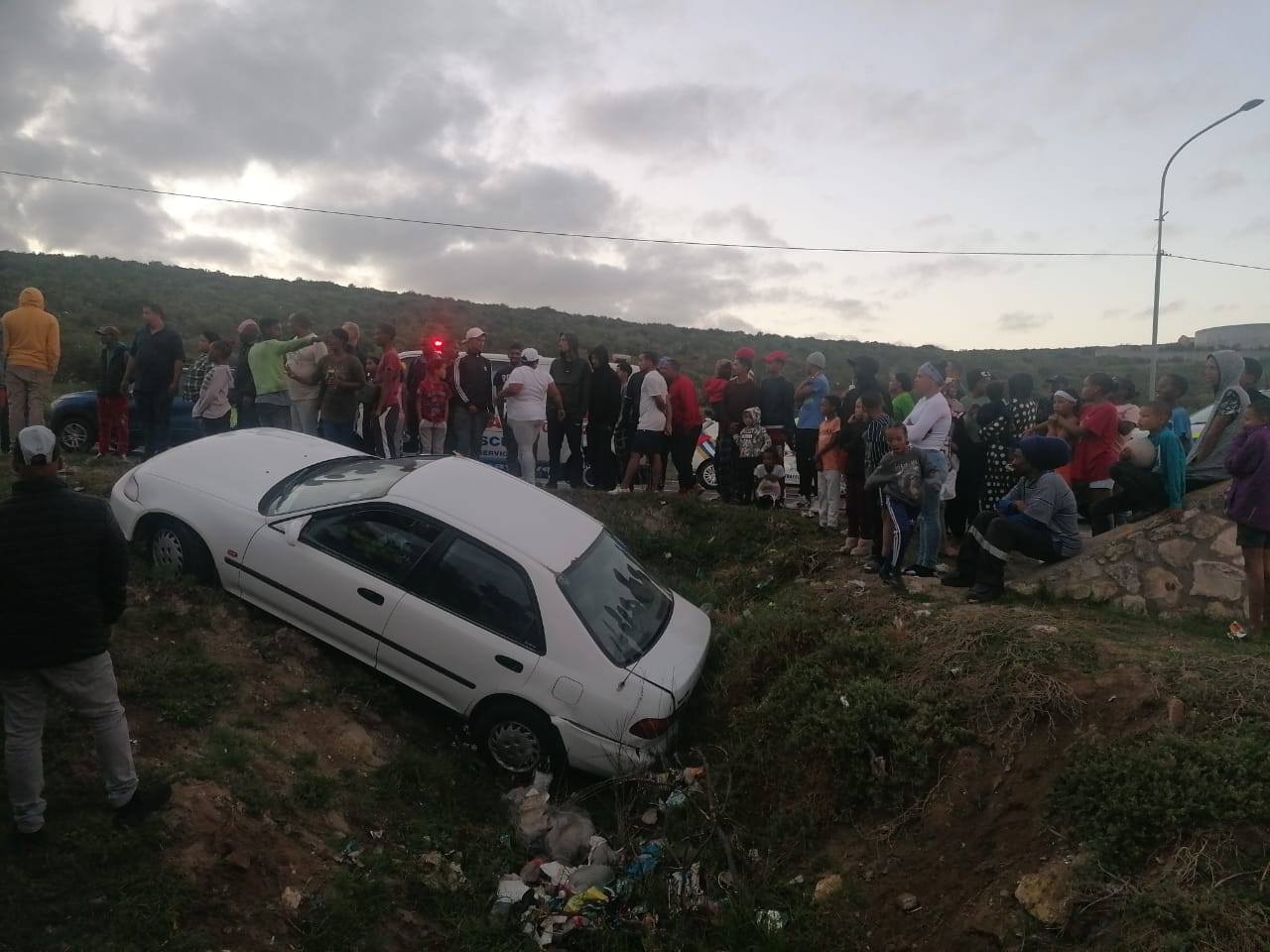 Vehicle left the roadway in Diaz road, Saldanha