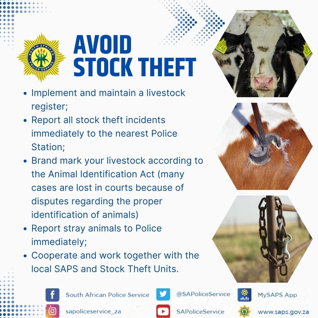 Police arrest four in connection with stock theft