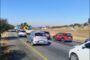 Road works causing traffic delays on the R59 south, just before Swartkoppies Road