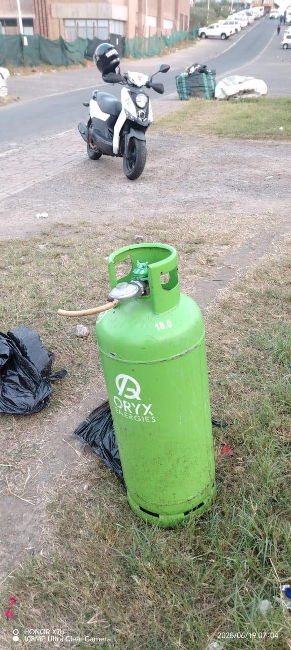 Stolen Gas Cylinder Recovered: Tongaat - KZN