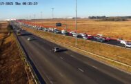 Road users to expect traffic delays due to roadworks on the R21 North just after Olifantsfontein road