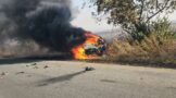 Vehicle fire swiftly extinguished in the East Rand