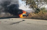 Vehicle fire swiftly extinguished in the East Rand