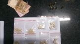Police arrest a suspect for possession of drugs and ammunition