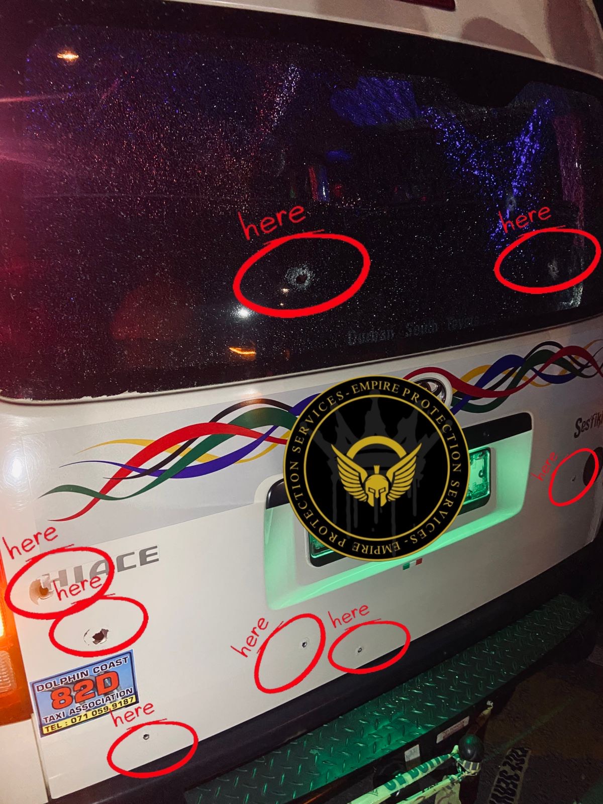 Failure to obey orders to stop leads to shots fired at minibus taxi