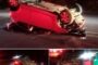 Single vehicle rollover crash in Pumula