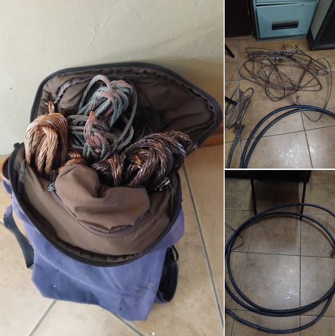 Four suspects arrested following copper cable theft in Petrus Steyn municipality
