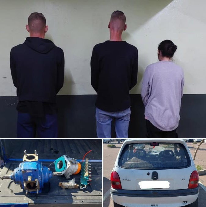 Suspects arrested for the possession of suspected stolen property