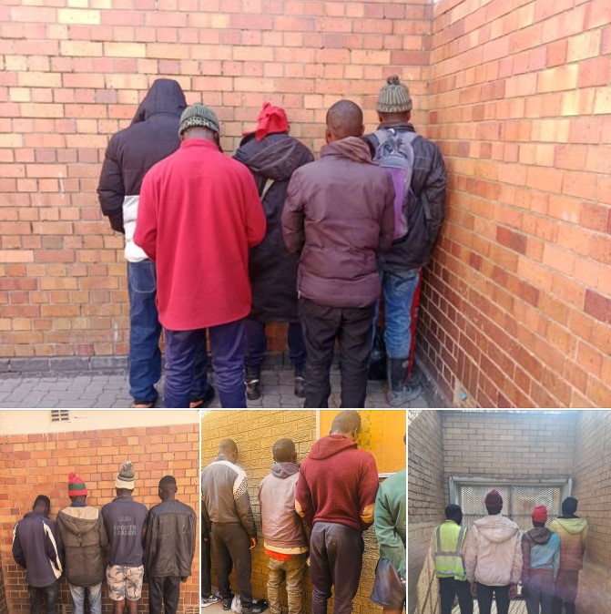 Undocumented foreign nationals apprehended in the Brakpan, Springs, Benoni, Primrose and Germiston areas