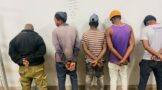 Five males arrested for the possession of substances suspected to be drugs and dealing in drugs